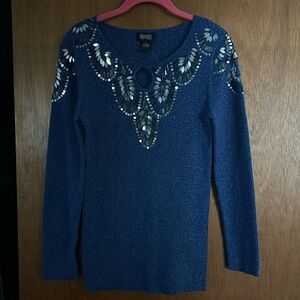 Elegant Beaded Sweater